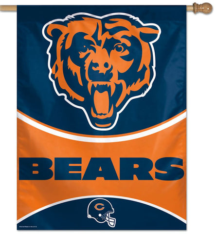 Chicago Bears Banner 28x40 Vertical