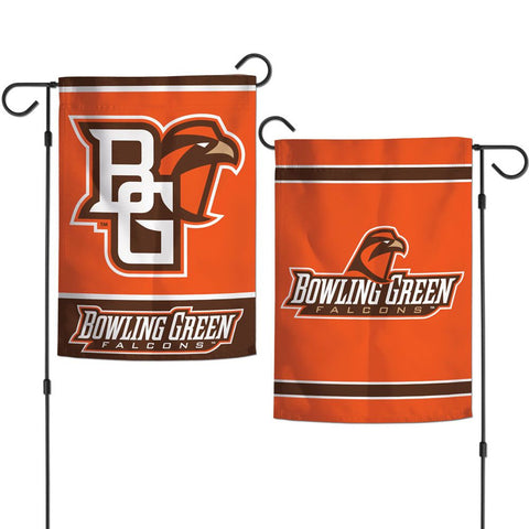 Bowling Green Falcons Flag 12x18 Garden Style 2 Sided Special Order