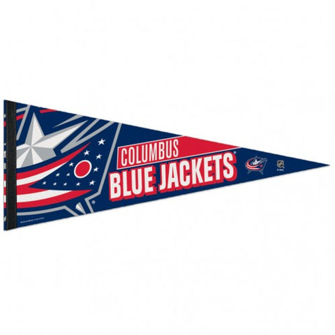 Columbus Blue Jackets Pennant 12x30 Premium Style - Special Order