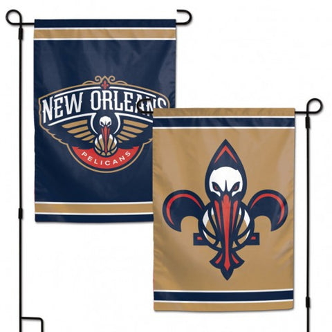 New Orleans Pelicans Flag 12x18 Garden Style 2 Sided