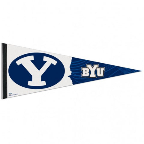 BYU Cougars Pennant 12x30 Premium Style - Special Order