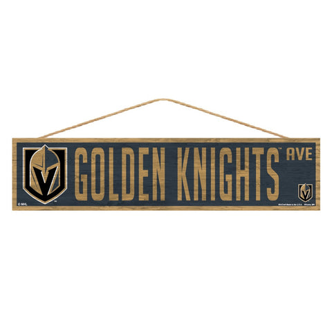 Vegas Golden Knights Sign 4x17 Wood Avenue Design - Special Order