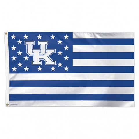 Kentucky Wildcats Flag 3x5 Deluxe Style Stars and Stripes Design