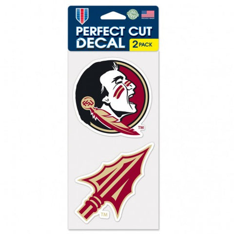 Florida State Seminoles Decal 4x4 Perfect Cut Set of 2