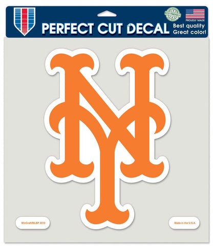 New York Mets Decal 8x8 Die Cut Color