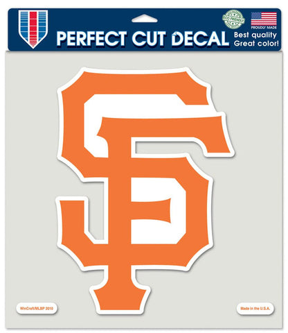 San Francisco Giants Decal 8x8 Die Cut Color