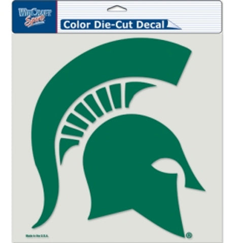Michigan State Spartans Decal 8x8 Die Cut Color