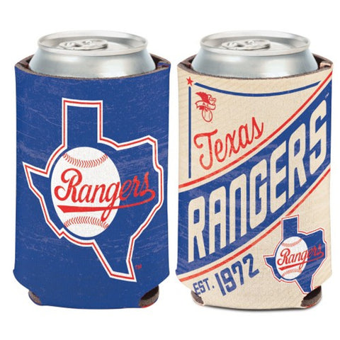 Texas Rangers Can Cooler Vintage Design Special Order