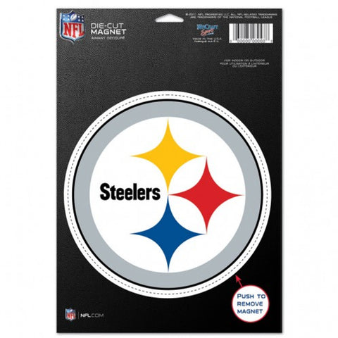 Pittsburgh Steelers Magnet 6.25x9 Die Cut Logo Design - Special Order