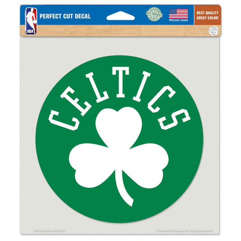 Boston Celtics Decal 8x8 Perfect Cut Color