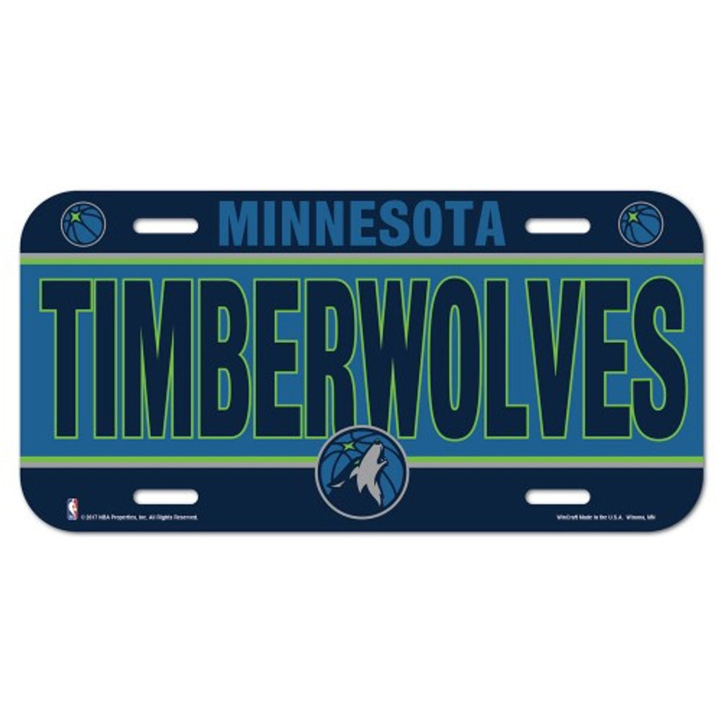 Minnesota Timberwolves License Plate