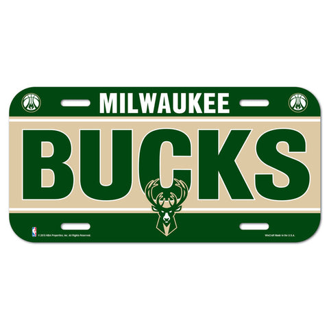 Milwaukee Bucks License Plate - Special Order