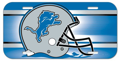 Detroit Lions License Plate Plastic
