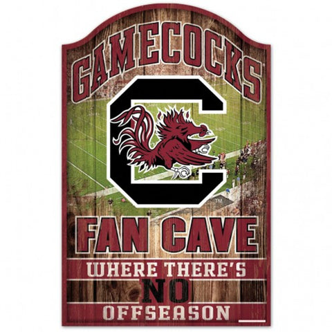 South Carolina Gamecocks Sign 11x17 Wood Fan Cave Design - Special Order
