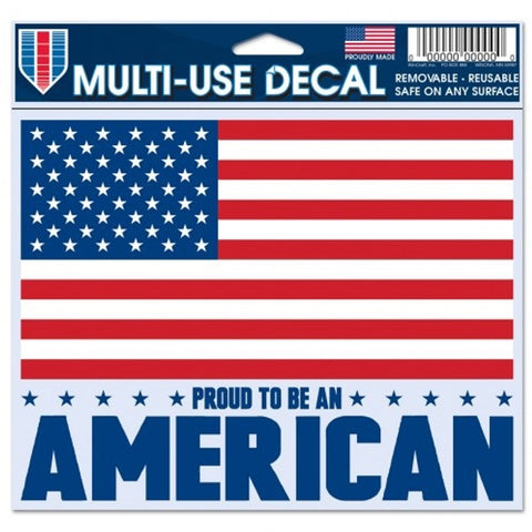 American Flag Decal 5x6 Multi Use Color - Special Order