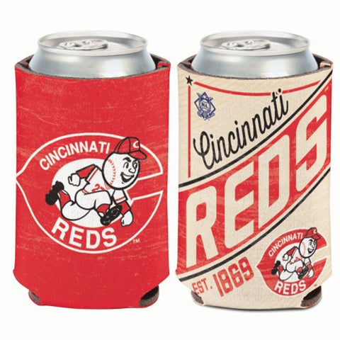 Cincinnati Reds Can Cooler Vintage Design Special Order