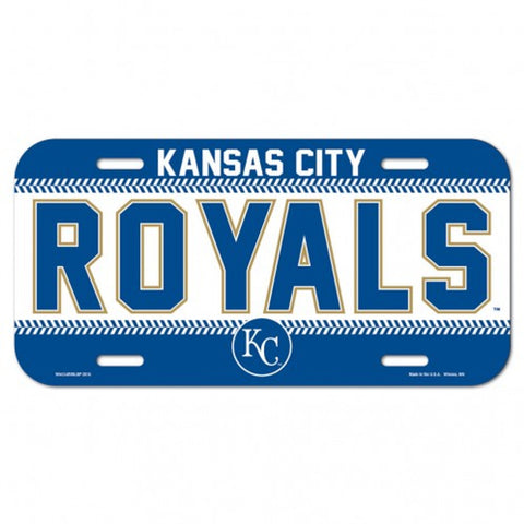 Kansas City Royals License Plate Plastic