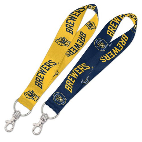 Milwaukee Brewers Key Strap 1 Inch - Special Order