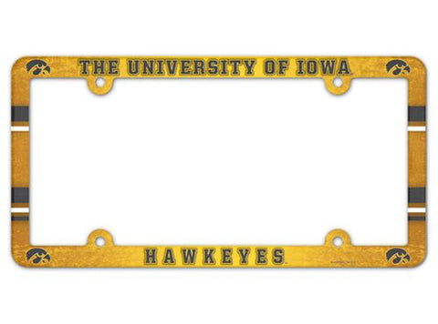 Iowa Hawkeyes License Plate Frame - Full Color