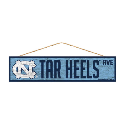 North Carolina Tar Heels Sign 4x17 Wood Avenue Design - Special Order