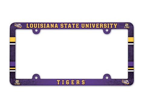 LSU Tigers License Plate Frame - Full Color