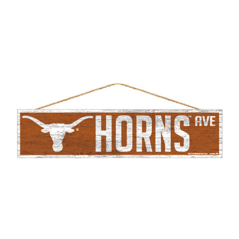 Texas Longhorns Sign 4x17 Wood Avenue Design - Special Order