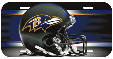 Baltimore Ravens License Plate Plastic
