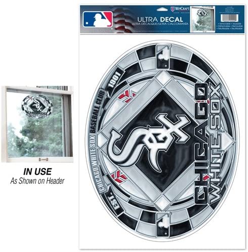 Chicago White Sox Decal 11x17 Multi Use Stained Glass Style