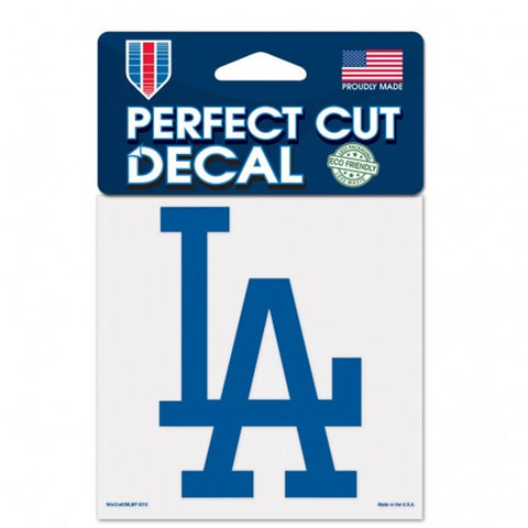 Los Angeles Dodgers Decal 4x4 Perfect Cut Color