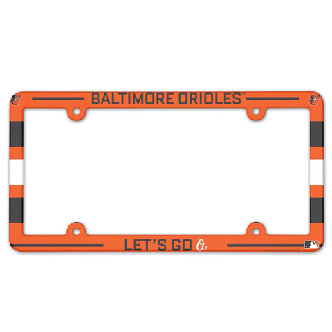 Baltimore Orioles License Plate Frame - Full Color