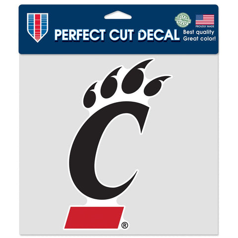 Cincinnati Bearcats Decal 8x8 Perfect Cut Color