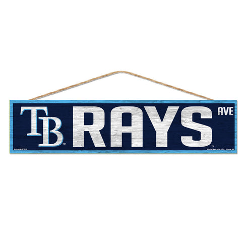 Tampa Bay Rays Sign 4x17 Wood Avenue Design - Special Order