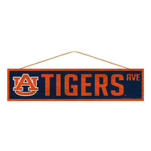 Auburn Tigers Sign 4x17 Wood Avenue Design - Special Order