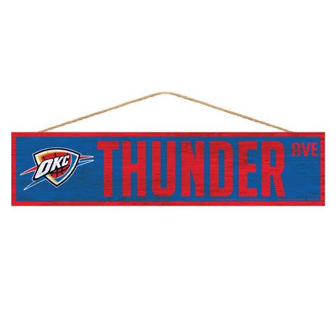 Oklahoma City Thunder Sign 4x17 Wood Avenue Design