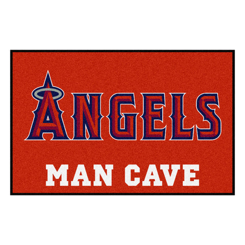 Los Angeles Angels Man Cave Starter Accent Rug - 19in. x 30in.