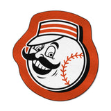 Cincinnati Reds Mascot Rug "Mr. Red Head" Logo