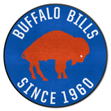 Buffalo Bills Roundel Rug - 27in. Diameter, NFL Vintage