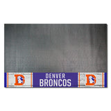 Denver Broncos Vinyl Grill Mat - 26in. x 42in., NFL Vintage
