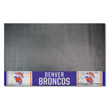Denver Broncos Vinyl Grill Mat - 26in. x 42in., NFL Vintage