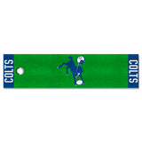 Indianapolis Colts Putting Green Mat - 1.5ft. x 6ft., NFL Vintage