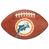 Miami Dolphins  Football Rug - 20.5in. x 32.5in., NFL Vintage