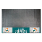 Miami Dolphins Vinyl Grill Mat - 26in. x 42in., NFL Vintage