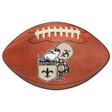 New Orleans Saints  Football Rug - 20.5in. x 32.5in., NFL Vintage