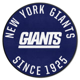 New York Giants Roundel Rug - 27in. Diameter, NFL Vintage