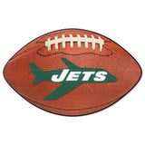 New York Jets  Football Rug - 20.5in. x 32.5in., NFL Vintage