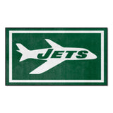 New York Jets 3ft. x 5ft. Plush Area Rug, NFL Vintage