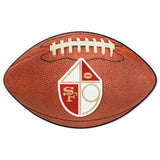 San Francisco 49ers  Football Rug - 20.5in. x 32.5in., NFL Vintage