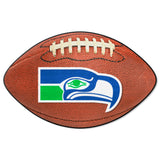 Seattle Seahawks  Football Rug - 20.5in. x 32.5in., NFL Vintage