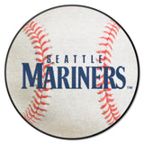 Seattle Mariners Baseball Rug - 27in. Diameter