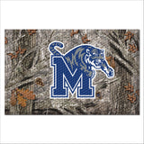 Memphis Tigers Rubber Scraper Door Mat Camo